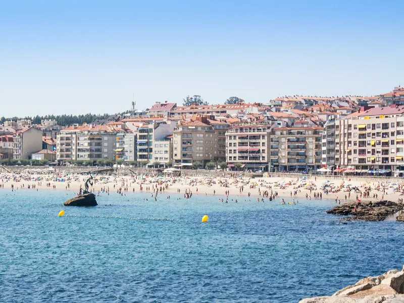 Playa de Silgar en Sanxenxo